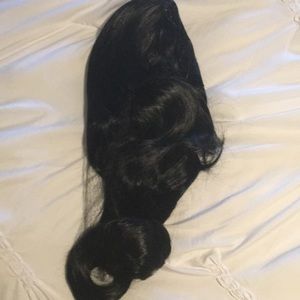 Black 25in wavy wig